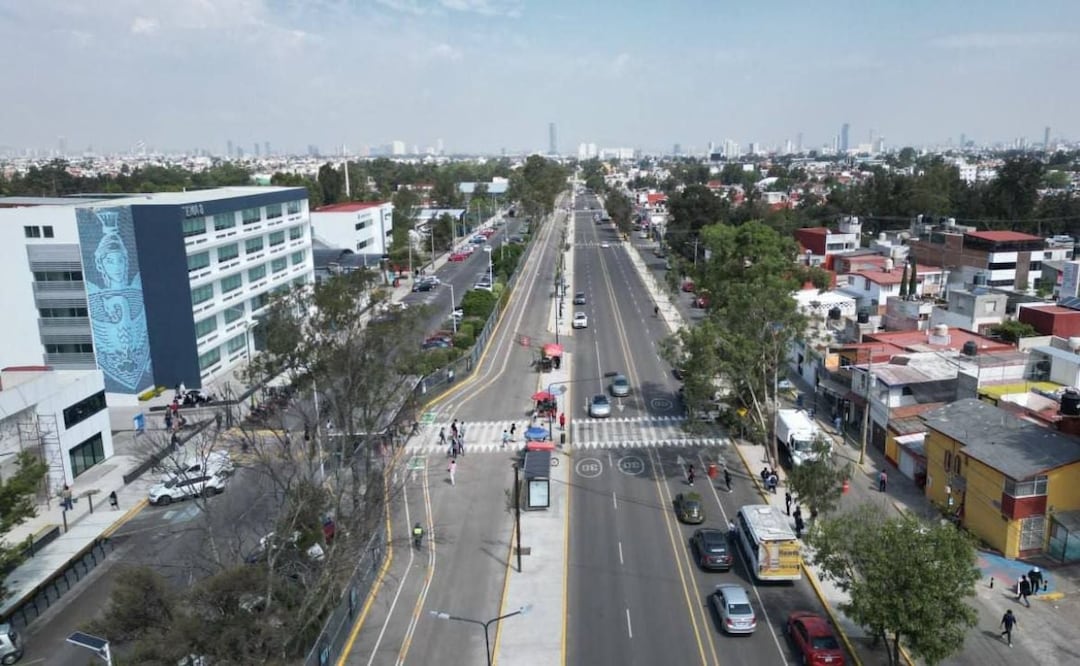 La avenida San Claudio ahora luce completamente remodelada | Fotos: Ayuntamiento de Puebla