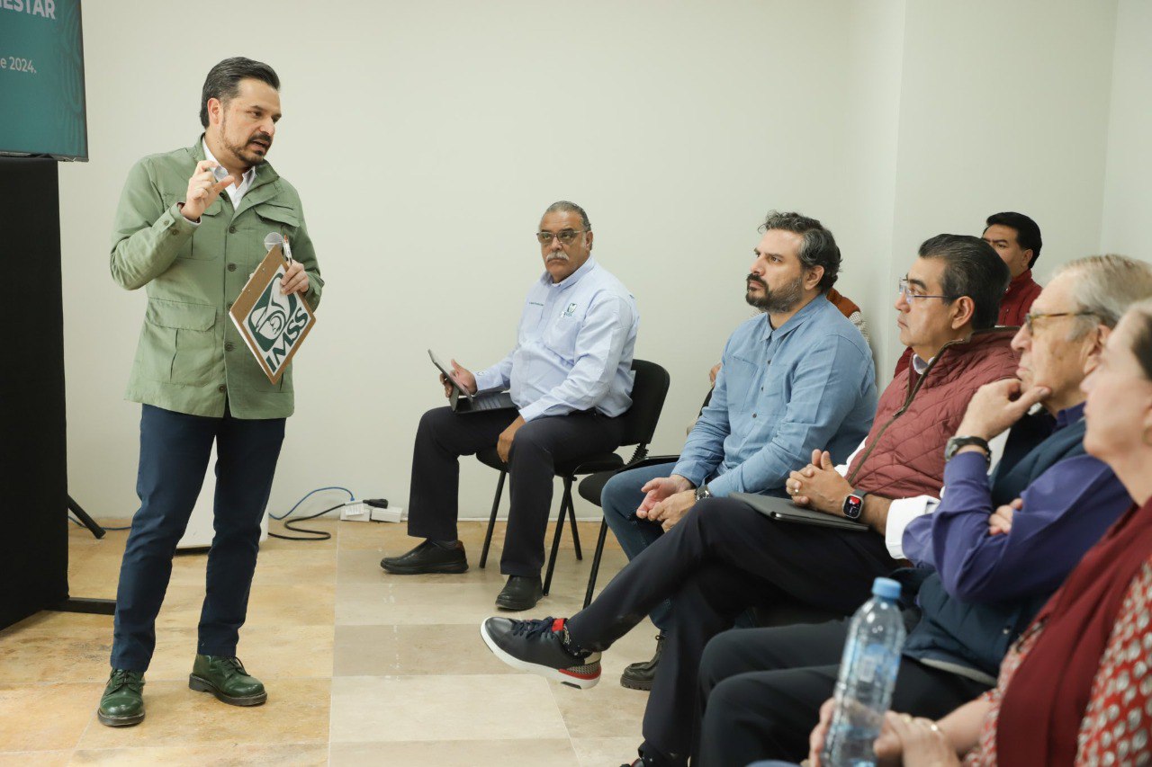 Ya falta poco para que concluya la reconstrucción del IMSS San Alejandro | X Sergio Salomón