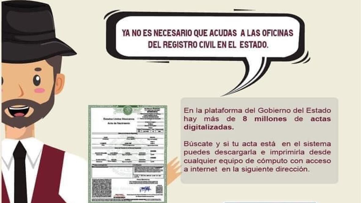 Tramitar tu acta certificada en Puebla / Foto: Gobierno del estado de Puebla