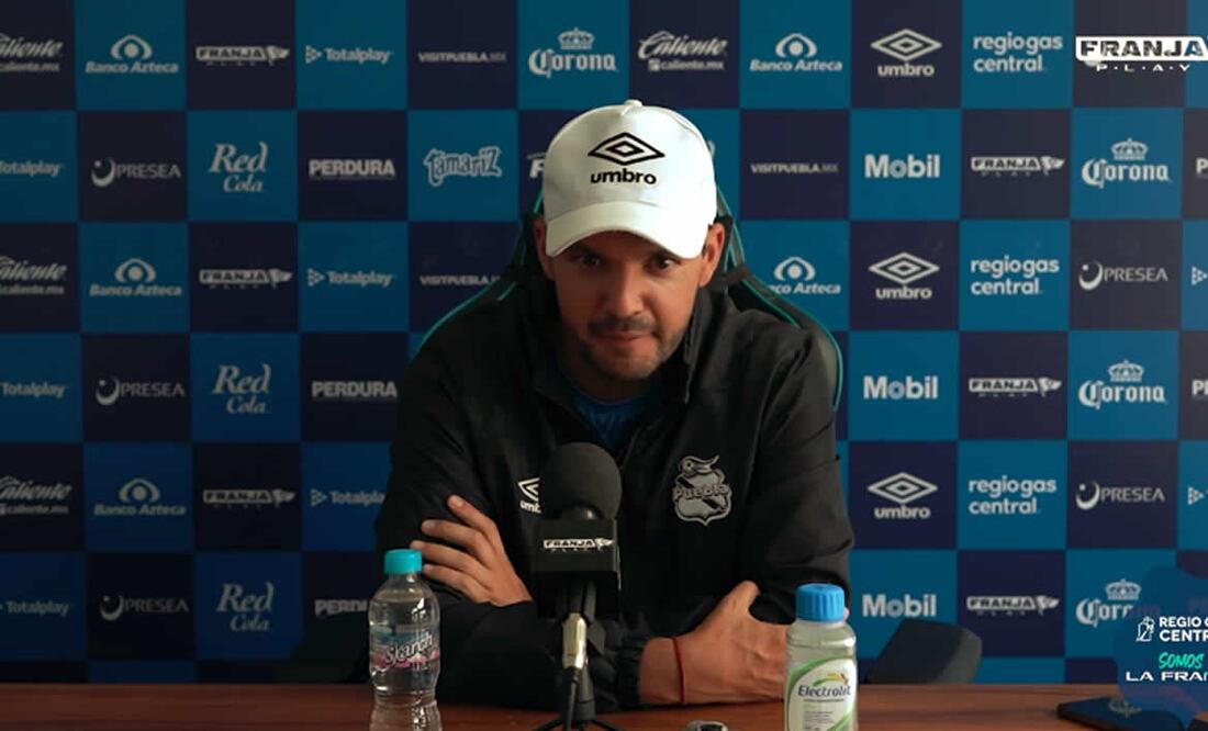 Nicolás Larcamón, tecnico argentino del Club Puebla. Foto: Club Puebla