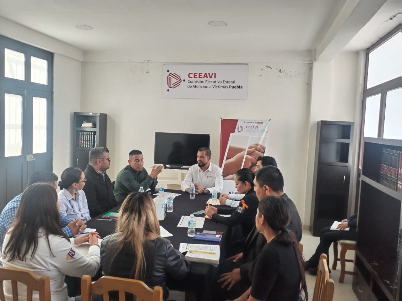 Reunión entre los titulares de SSC y de la CEEAVI | Foto: Especial