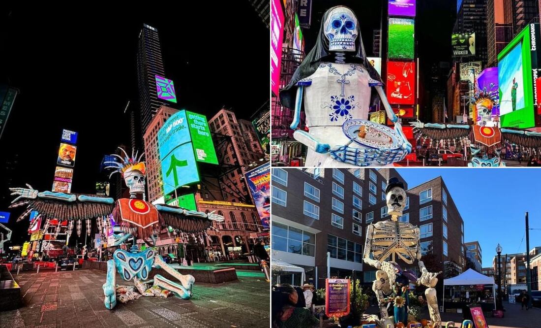 Las catrinas de Atlixco se pueden ver en Estados Unidos y próximamente en Italia. Foto Especial