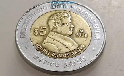 Cuánto vale la moneda de 5 pesos de Ramos Arizpe, el federalista mexicano que murió en Puebla