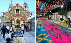 “La Noche Mágica” de Acatzingo mostrará más de 9 kilómetros de alfombras artísticas