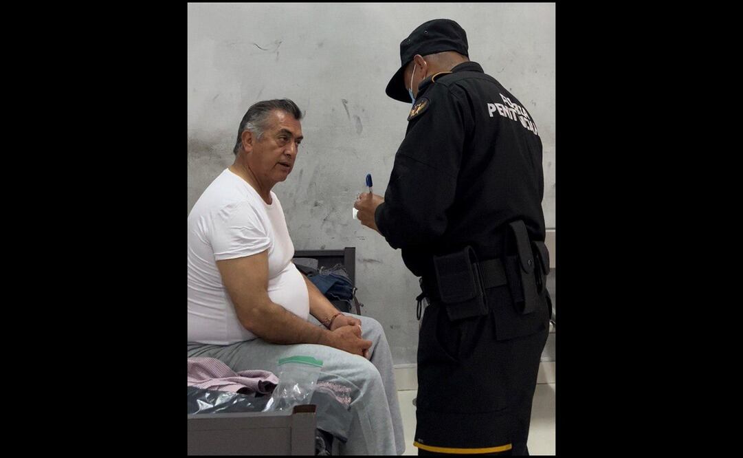Jaime Rodríguez, exgobernador de Nuevo León, detenido en penal de Apodaca. Foto: Especial