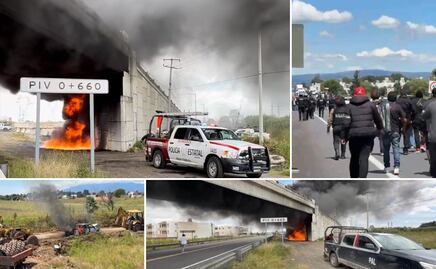 Cierran la autopista Puebla-Tlaxcala: trabajadores se pelean las obras de ampliación y provocan disturbios