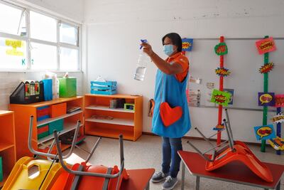 ESCUELAS PARTICULARES PREPARAN REGRESO A CLASES.