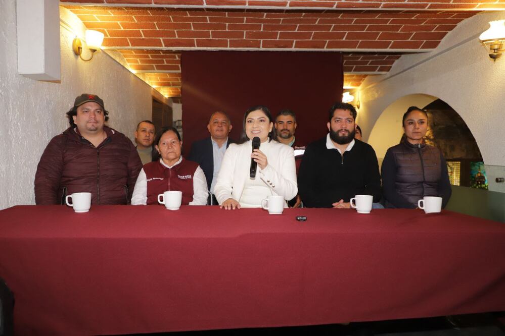 Claudia Rivera habló sobre las alternativas que analiza como parte de Morena | Foto: Agencia Es Imagen para El Universal Puebla