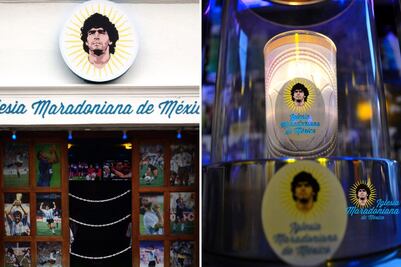 Cierra la Iglesia Maradoniana de Cholula por esta razón