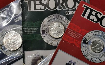Cuánto valen las monedas de plata del Mundial México 86