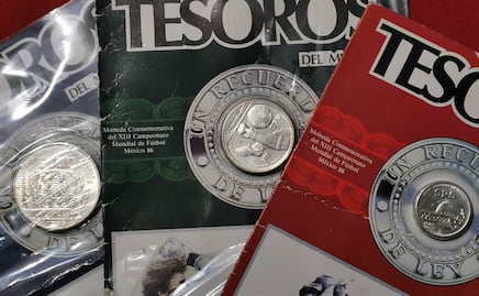 Cuánto valen las monedas de plata del Mundial México 86
