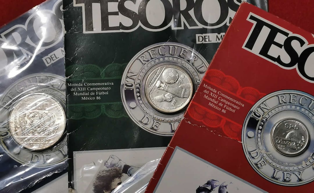 Set de monedas de plata de México 86. Foto: Casa Numismática Los Tres Soles / Facebook