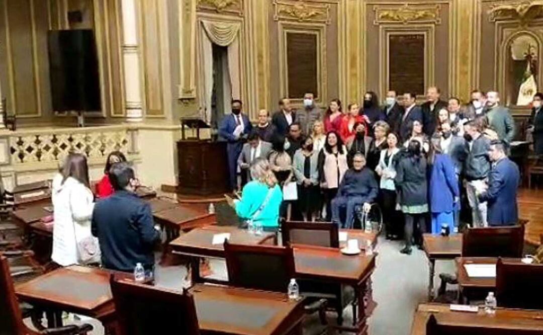 El Congreso de Puebla comenzó su primer periodo ordinario del 2023 | Foto: agencia Es Imagen para El Universal Puebla