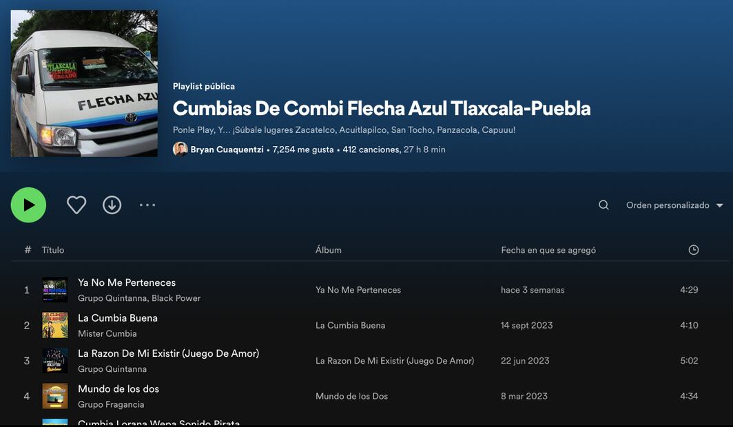 Foto: Captura Spotify