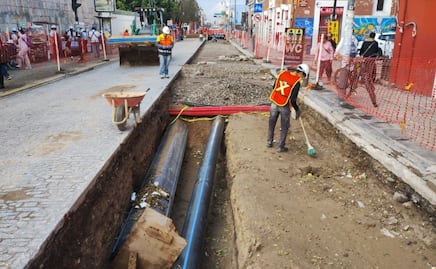 Renovación de red hidráulica del Centro Histórico lleva avance del 80%: Agua de Puebla