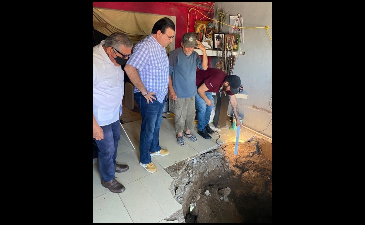 Socavón se traga a joven...en Culiacán