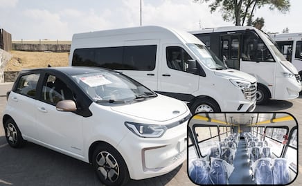 Entregan a concesionarios  nuevas unidades de transporte público en Puebla