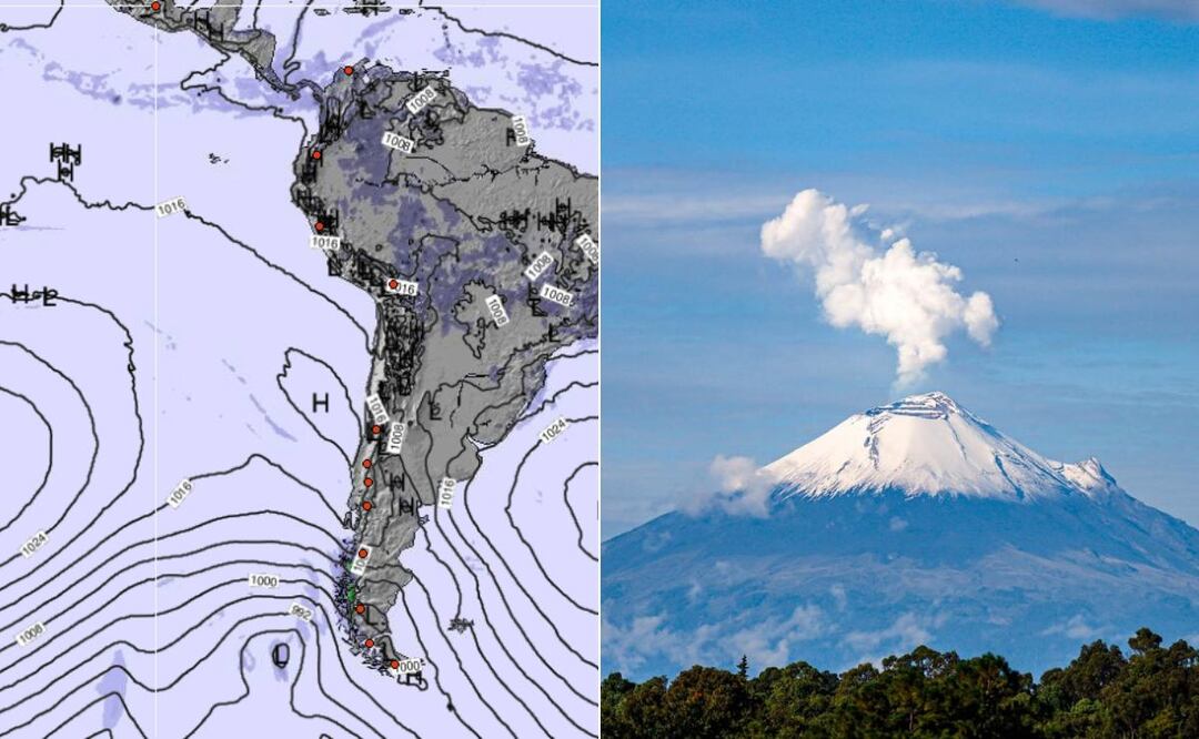 Snow Forecast te dice si hay nieve en el Popocatépetl | Foto: snow-forecast.com / EsImagen