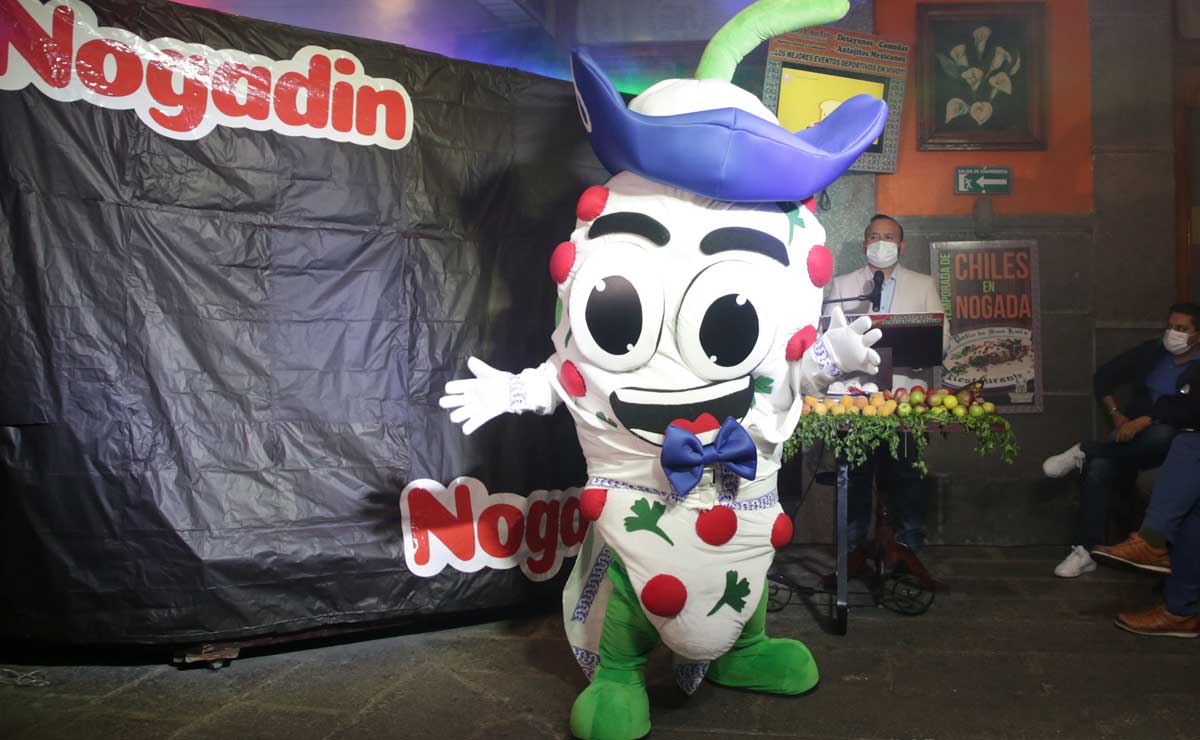 Nogadín: la botarga del chile en nogada