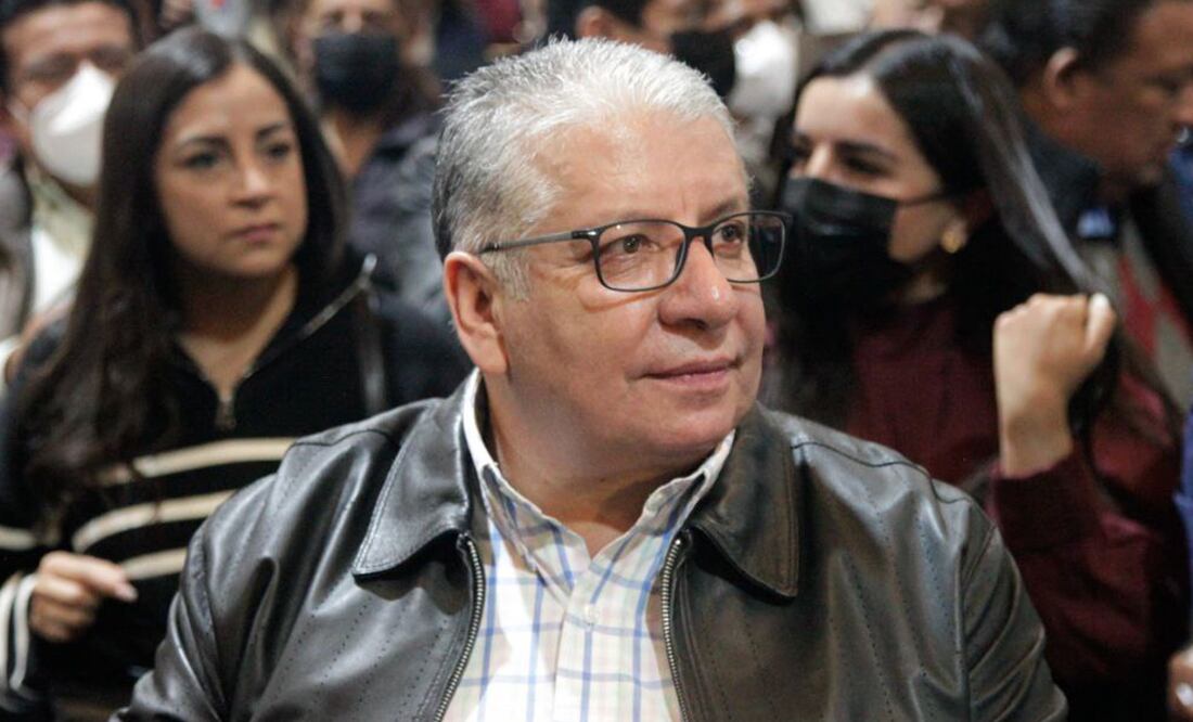 En enero del 2023, Enrique Doger acudió a la conferencia que dio en Puebla el secretario de Gobernación, Adán Augusto López | Foto: Agencia Es Imagen para El Universal Puebla