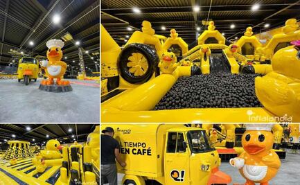 Este es Inflalandia, el primer parque inflable de patos de hule en Puebla