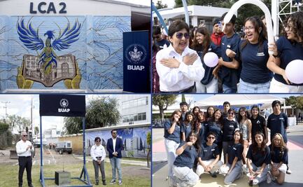 Rectora de la BUAP coloca primera piedra de un nuevo edificio para la Preparatoria Lázaro Cárdenas del Río