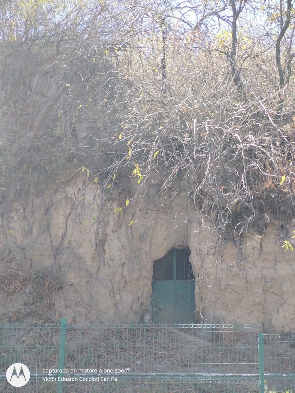 En Pirámide de Cholula hay una misteriosa puerta | Foto: Facebook Víctor Eduardo Cocolotl