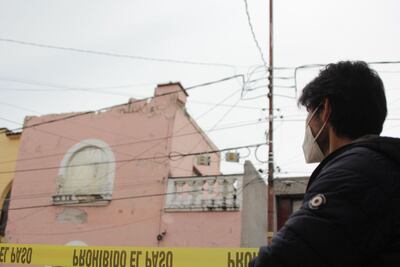 Casona a punto de colapso en Centro Histórico de Puebla