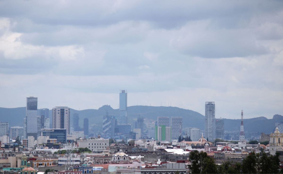 Cinco torres de Puebla con formas  extraordinarias