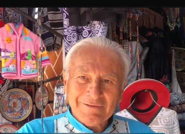 Don José, toda una vida vendiendo artesanías en El Parián