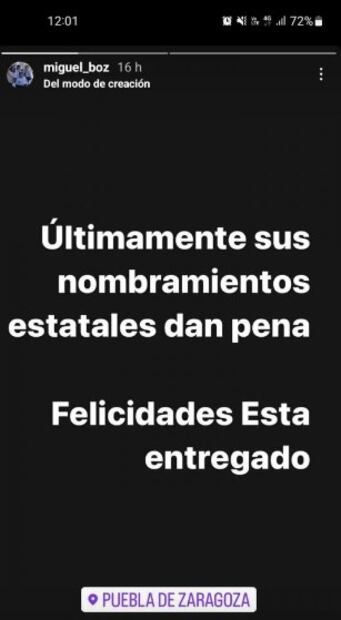 Miguel Barbosa Orozco rechaza cambios en gabinete de Sergio Salomón