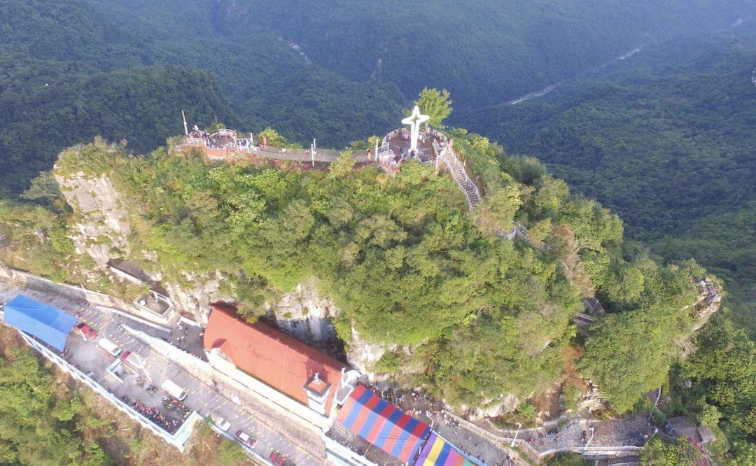 Al llegar a este mirador, te sorprenderá la vista | Foto: Santuario del Peñon / Facebook Santuario del Peñón. Pagina Oficial