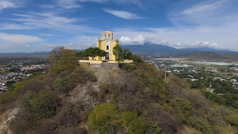 ¡La leyenda es cierta! Confirman que el Cerro de San Miguel en Atlixco oculta templo prehispánico