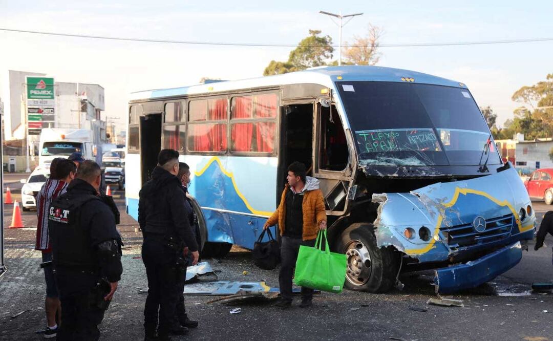 En Puebla son constantes los accidentes en el transporte público concesionado | foto: agencia Es Imagen para El Universal Puebla