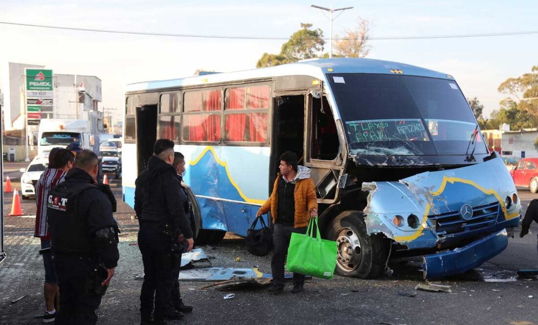En Puebla son constantes los accidentes en el transporte público concesionado | foto: agencia Es Imagen para El Universal Puebla