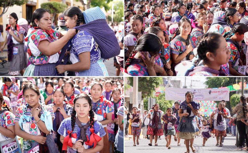 Más de 600 mujeres y niñas recorrieron la histórica ruta de Tehuacán a Santa María Coapan con hasta 6 kilos de tortilla a cuestas I Foto: EsImagen