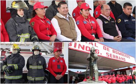Con vivienda y equipamiento, Gobierno Estatal reconoce entrega heroica de bomberos  