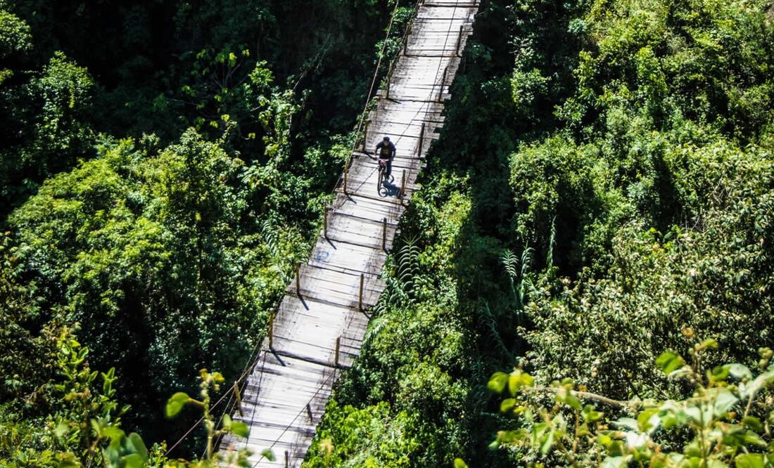 Puente Miguel Hidalgo, en Pahuatlán. Foto: Sectur Puebla