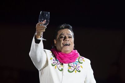 Juan Gabriel en Puebla. Esta fue su última presentación en México