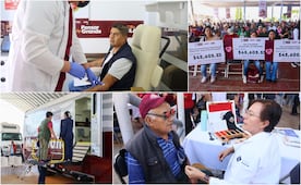 Gobierno de Puebla lleva salud y apoyos a familias de Agua Santa