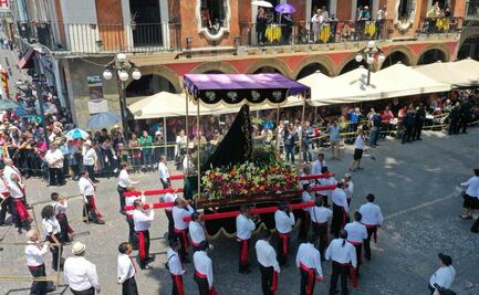 Procesión de Viernes Santo en Puebla, el Viacrucis más grande de América Latina 