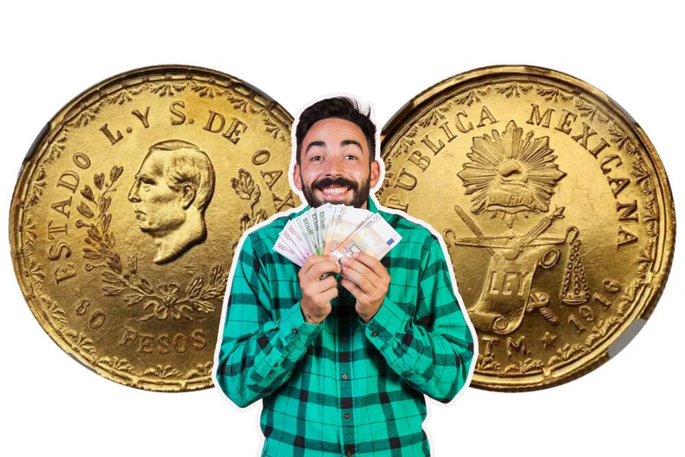 Esta moneda oaxaqueño fue acuñada entre 1915 y 1916 | Foto: blognumismatico.com / Freepik