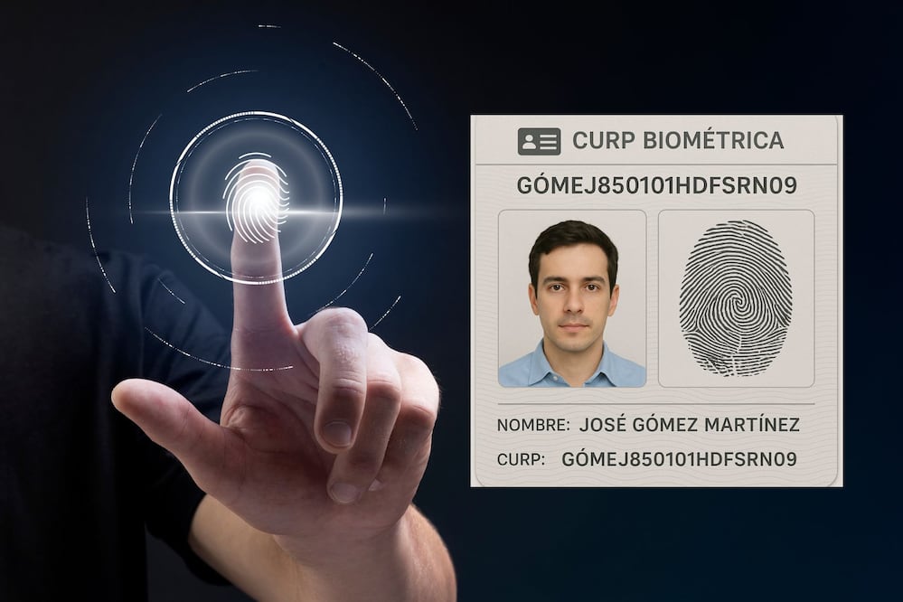 La CURP biométrica será obligatoria en todo el país | Foto: Freepik / ChatGPT para El Universal Puebla