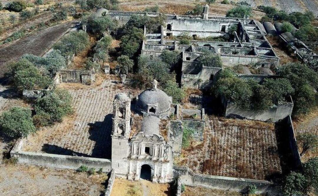 Se dice que la ex hacienda de Caxcantla fue construida con sangre de toro | Foto: Instagram Israel Ruiz