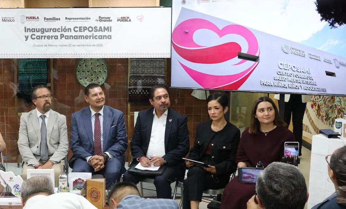 Ante medios de comunicación nacional, el mandatario estatal señaló que con este centro se transformará la vida de muchas familias poblanas | Foto: Gobierno del Estado