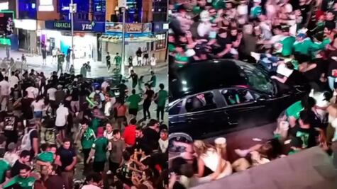 VIDEO Conductor atropella a 17 personas en Los Cabos durante los festejos por el triunfo de México