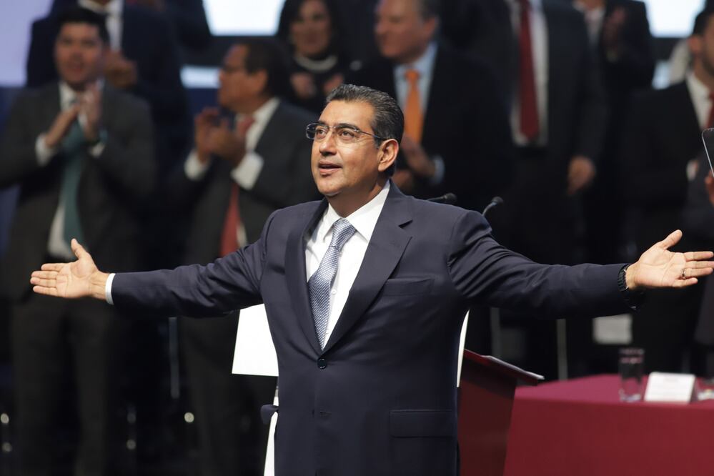 Sergio Salomón presentó su primer informe de gobierno en el Auditorio Metropolitano | EsImagen