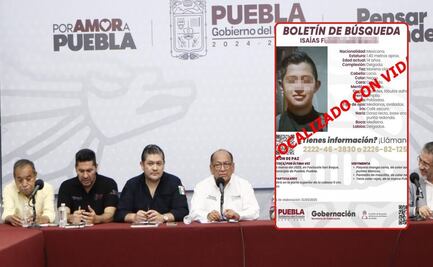 Gobierno de Puebla localiza con vida a Isaías N. en el estado de Veracruz