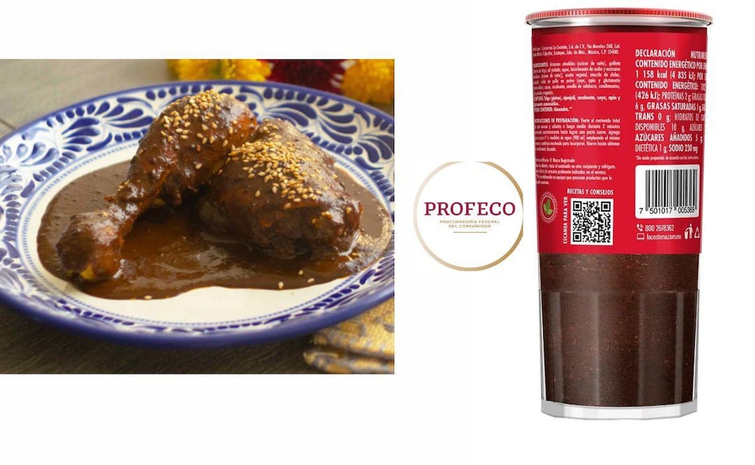 El mole almendrado puedes encontrarlo envasado | Foto: Canva - Profeco