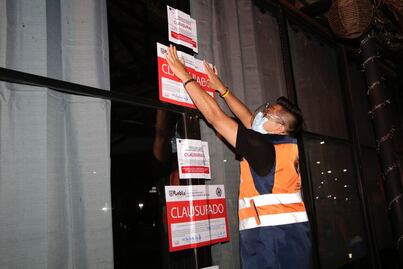 Clausurados un cine y un restaurante en Puebla por no respetar medidas anti Covid-19